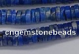 CRB1027 15.5 inches 2*6mm heishi lapis lazuli beads wholesale