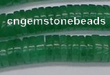 CRB1033 15.5 inches 2*7mm heishi green aventurine beads wholesale