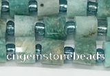 CRB1068 15.5 inches 4*6mm - 5*6mm faceted tyre amazonite beads