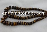 CRB1115 15.5 inches 5*8mm - 9*18mm rondelle tiger eye beads