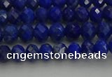 CRB1217 15.5 inches 4*6mm faceted rondelle lapis lazuli beads