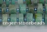 CRB1232 15.5 inches 6*10mm tyre amazonite gemstone beads