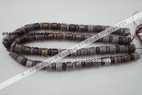 CRB142 15.5 inches 6*12mm & 10*12mm rondelle ocean agate beads