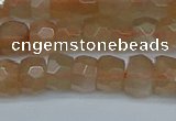 CRB1468 15.5 inches 4*6mm faceted rondelle moonstone beads