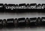 CRB150 15.5 inches 6*12mm & 10*12mm rondelle smoky quartz beads