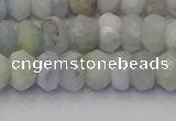 CRB1824 15.5 inches 5*7mm faceted rondelle aquamarine beads