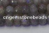 CRB1854 15.5 inches 6*10mm faceted rondelle labradorite beads