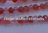 CRB1860 15.5 inches 2*3mm faceted rondelle south red agate beads