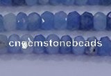 CRB1891 15.5 inches 3*5mm faceted rondelle aquamarine beads