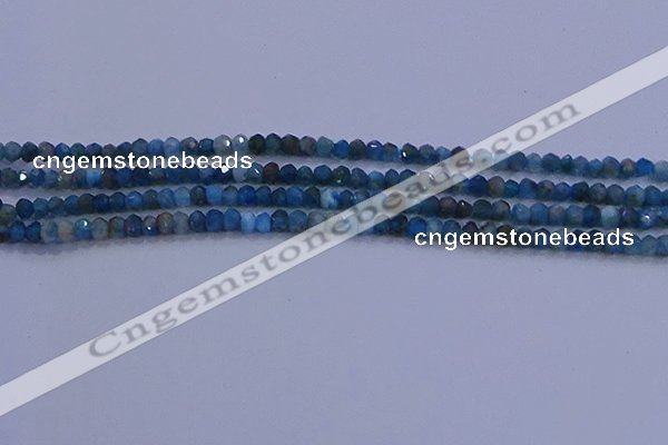 CRB1897 15.5 inches 2*3mm faceted rondelle apatite beads