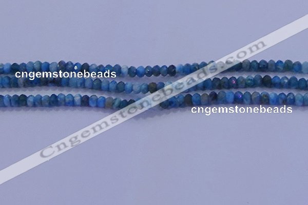 CRB1898 15.5 inches 2.5*4mm faceted rondelle apatite beads