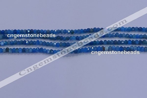 CRB1901 15.5 inches 2.5*4mm faceted rondelle apatite beads