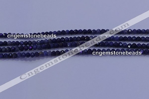 CRB1903 15.5 inches 2*3mm faceted rondelle sapphire beads