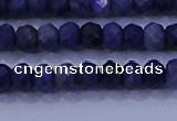 CRB1904 15.5 inches 2.5*4mm faceted rondelle sapphire beads