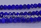 CRB1910 15.5 inches 2.5*4mm faceted rondelle lapis lazuli beads