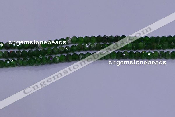 CRB1921 15.5 inches 2*3mm faceted rondelle diopside beads