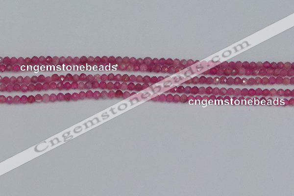 CRB1935 15.5 inches 2*3mm faceted rondelle pink tourmaline beads