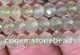 CRB1953 15.5 inches 3.5*5mm faceted rondelle prehnite gemstone beads