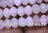 CRB1966 15.5 inches 4*6mm faceted rondelle white moonstone beads