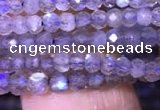 CRB1979 15.5 inches 2*3mm faceted rondelle labradorite beads