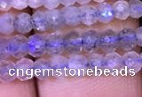 CRB1980 15.5 inches 3*4mm faceted rondelle labradorite beads