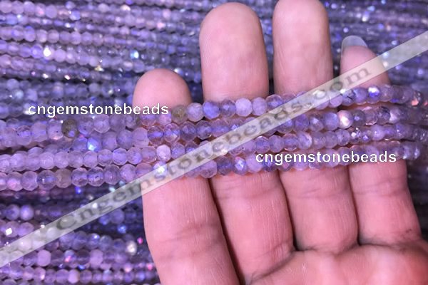 CRB1981 15.5 inches 3*5mm faceted rondelle labradorite beads