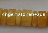 CRB201 15.5 inches 6*18mm - 13*18mm rondelle calcite gemstone beads