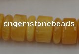 CRB201 15.5 inches 6*18mm - 13*18mm rondelle calcite gemstone beads