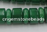 CRB202 15.5 inches 6*18mm - 13*18mm rondelle green aventurine beads