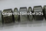 CRB203 15.5 inches 6*18mm - 13*18mm rondelle labradorite beads