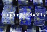 CRB2142 15.5 inches 11mm - 12mm faceted tyre lapis lazuli beads