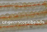 CRB221 15.5 inches 2.5*4mm faceted rondelle citrine gemstone beads