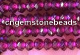 CRB2212 15.5 inches 2*3mm faceted rondelle garnet beads wholesale