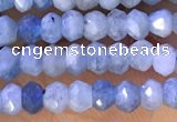 CRB2222 15.5 inches 2*3mm faceted rondelle aquamarine beads