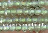 CRB2227 15.5 inches 2*3mm faceted rondelle prehnite beads