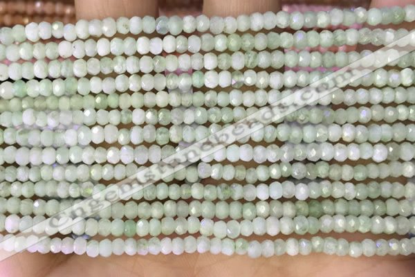 CRB2229 15.5 inches 2*3mm faceted rondelle prehnite beads