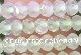 CRB2258 15.5 inches 3*4mm faceted rondelle prehnite beads