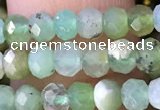 CRB2259 15.5 inches 3*5mm faceted rondelle Australia chrysoprase beads