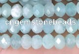 CRB2270 15.5 inches 3*4mm faceted rondelle amazonite beads