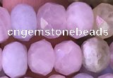 CRB2278 15.5 inches 5*8mm faceted rondelle morganite beads