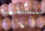 CRB2284 15.5 inches 5*8mm faceted rondelle moonstone beads