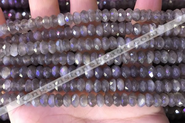 CRB2286 15.5 inches 4*7mm faceted rondelle moonstone beads