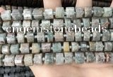 CRB2300 15.5 inches 7mm - 8mm faceted tyre ghost gemstone beads