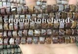 CRB2305 15.5 inches 7mm - 8mm faceted tyre pietersite beads