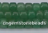 CRB2503 15.5 inches 6*8mm rondelle green aventurine beads