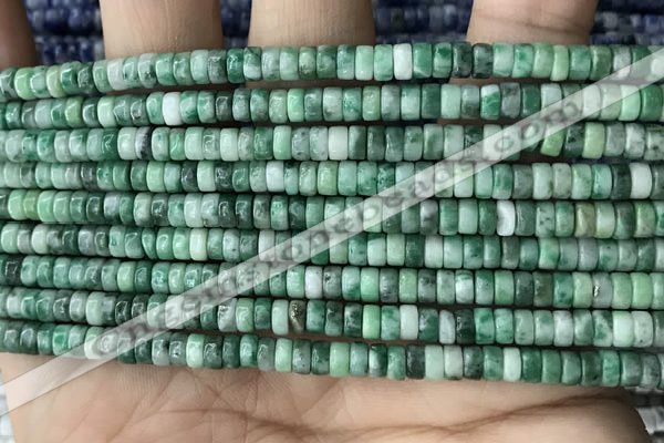 CRB2562 15.5 inches 2*4mm heishi Qinghai jade beads wholesale