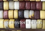 CRB2574 15.5 inches 2*4mm heishi mookaite beads wholesale