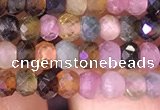 CRB2608 15.5 inches 2*3mm faceted rondelle tourmaline beads