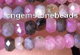 CRB2609 15.5 inches 2*3mm faceted rondelle tourmaline beads