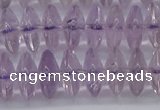 CRB262 15.5 inches 5*12mm rondelle amethyst gemstone beads